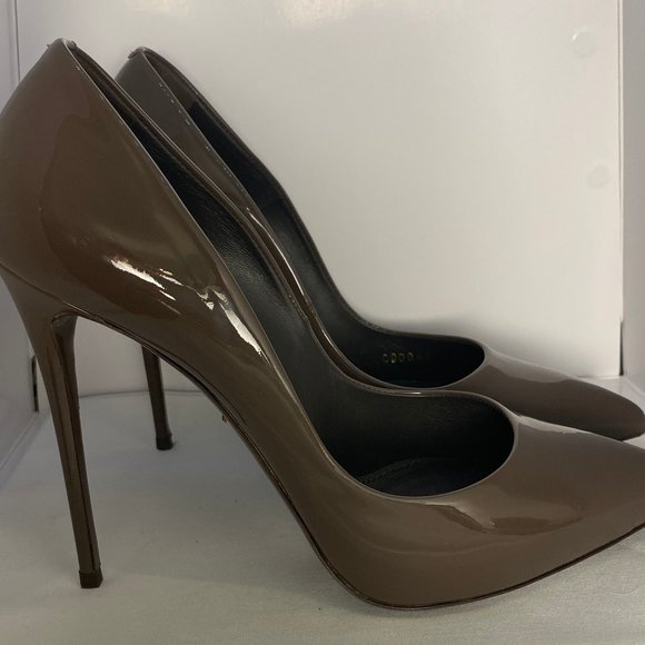 RARE Dolce & Gabbana - Cioccolato Stilettos S 39.5 - Picture 5 of 11